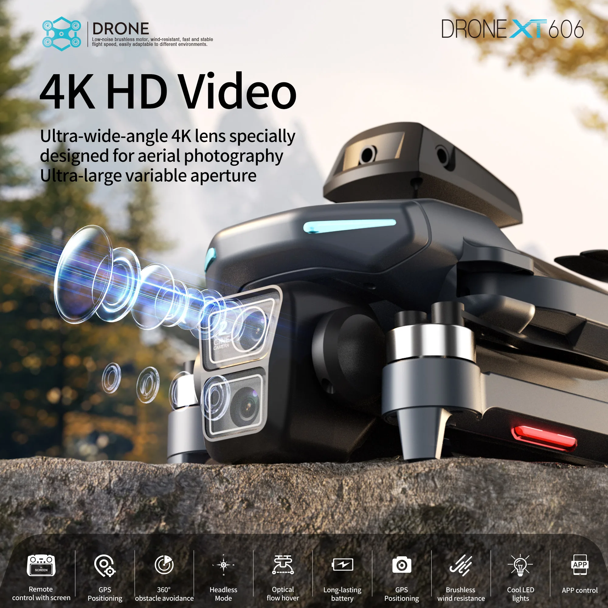 Original XT606 Drone Professio - Drone Multispectral recension och pris