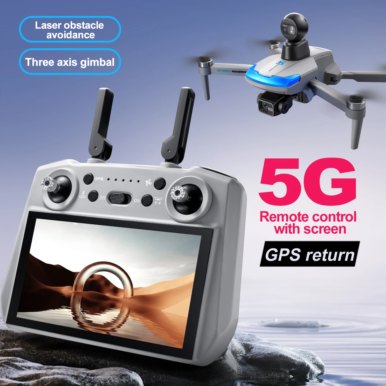 S185 Professional Drone 2.7K H - Drone Multispectral recension och pris