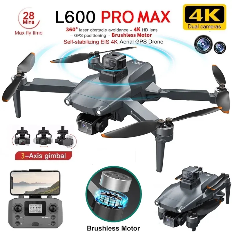 L600 PRO MAX GPS Drone Profess - Drone Lidar recension och pris